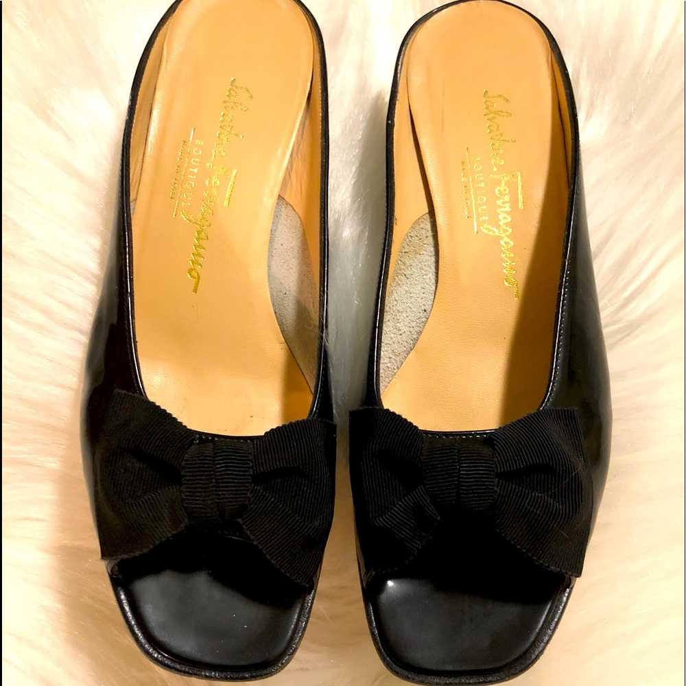 Salvatore Ferragamo Women Slip On Heels - Picture 1 of 13